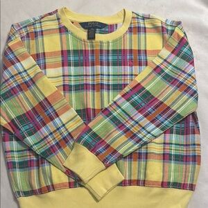 Polo by Ralph Lauren Colorful Plaid Kids Sweatshirt